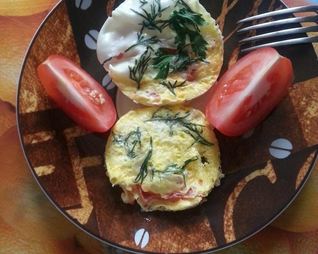 Яичница в микроволновке