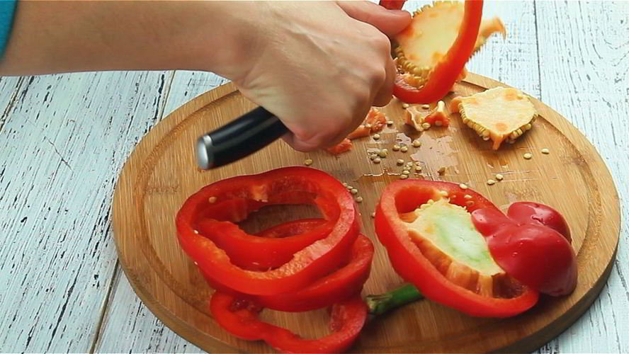 Рецепт яичницы в перце