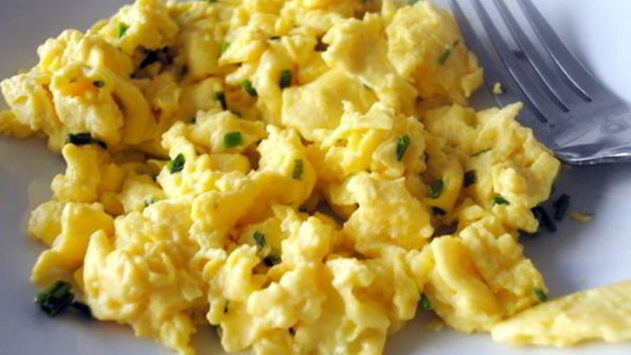 Рецепт яичницы взбитой