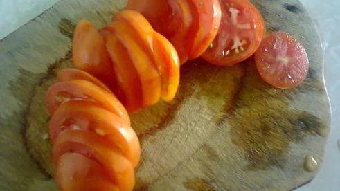 закуска из баклажанов с помидорами