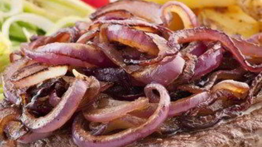 Рецепт закуски из маринованного лука к мясу