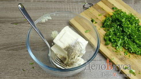 закуска из помидоров и плавленого сырка