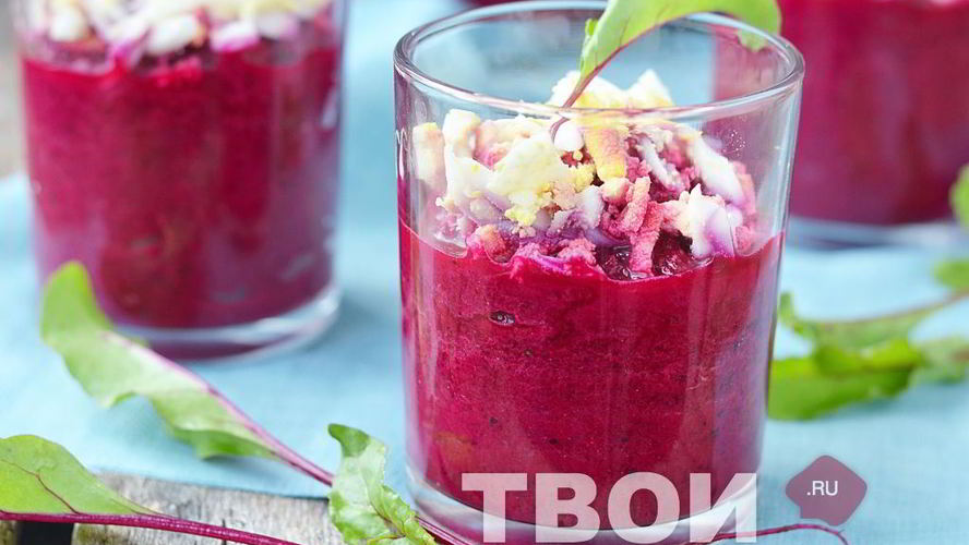 Рецепт закуски из свеклы с тунцом