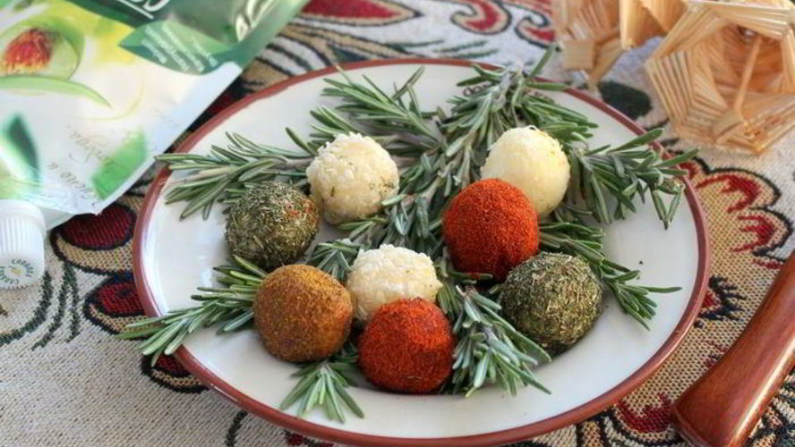 Рецепт закуски новогодней веточка