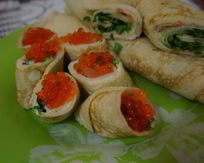 Закуски с икрой