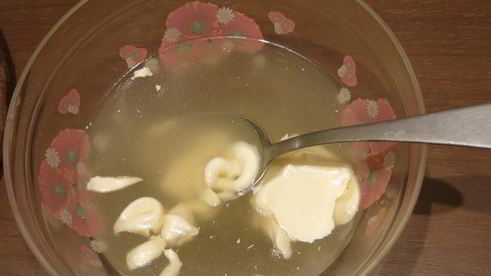 слоеное заливное из языка петушок