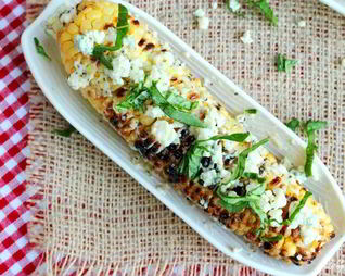 Запеченная молочная кукуруза