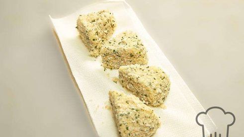 жареный сулугуни с помидорами