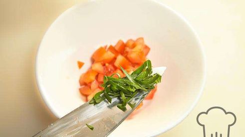 жареный сулугуни с помидорами