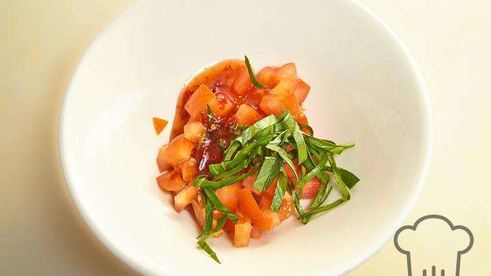 жареный сулугуни с помидорами