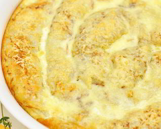 Блинная улитка с грибным жюльеном