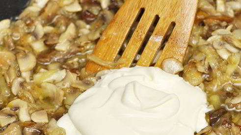 блинная улитка с грибным жюльеном