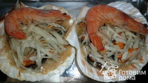 кокиль — жюльен из мидий