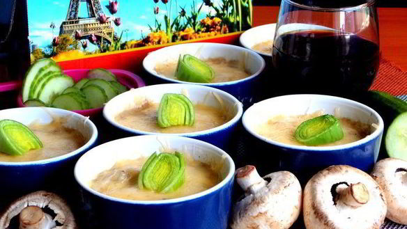 Рецепт Сливочного жульена с ветчиной и грибами