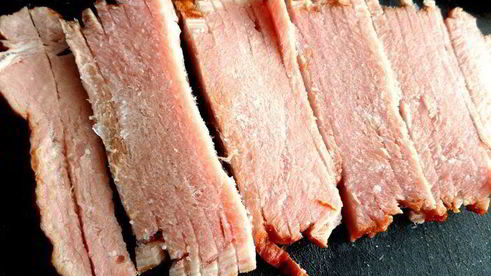 сливочный жульен с ветчиной и грибами