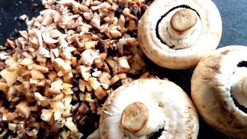 сливочный жульен с ветчиной и грибами