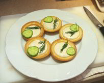 Закуски в тарталетках