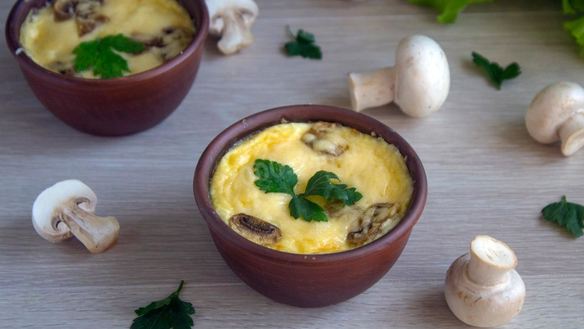 Рецепт Жульена из шампиньонов классический