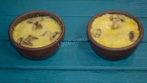 жульен из шампиньонов классический