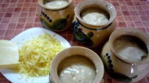 жульен с картошкой и грибами