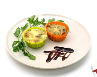 Жульен с курицей и грибами в духовке