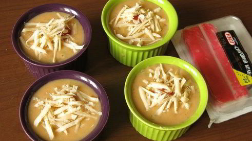 жульен том ям с крабовыми палочками