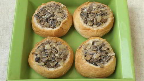 жульен в булочках