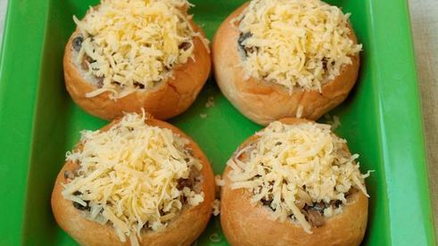 жульен в булочках