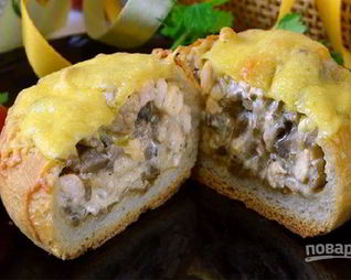 Жульен в съедобных кокотницах