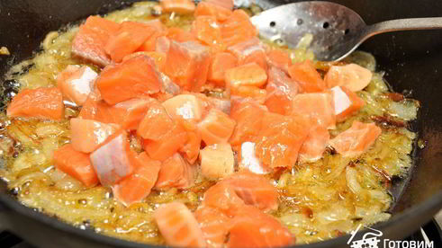 жюльен из красной рыбы