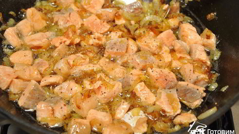 жюльен из красной рыбы