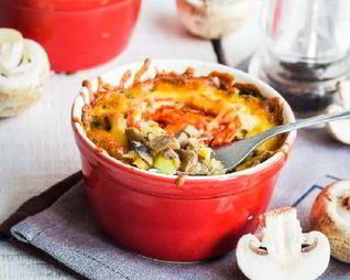 Жюльен по-деревенски с картофелем