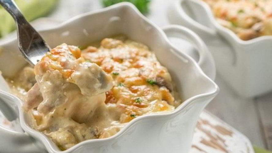 Рецепт жюльена с соусом бешамель